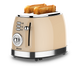 SOGO Tostapane retrò a 2 fette - colore beige - 850w