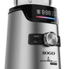 Frullatore in acciaio inox con 6 velocità, lame rimovibili e funzione Pulse, 1400 W - 1,7 L