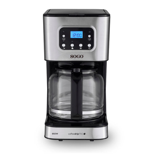 SOGO Macchina da caffè programmabile 1,5l - 12 tazze