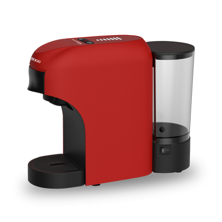 SOGO Macchina da caffè 4-in-1 multi-capsule - 20 bar - rosso/nero