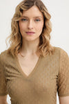 Top marciano by guess ARIA 3/4 SLEEVE V NECK TOP