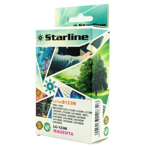 Cartuccia Ink Magenta Per Print C/Brother Lc 123M