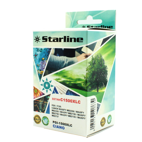 Cartuccia Ink Ciano Per Print C/Canon Pgi-1500Xl C