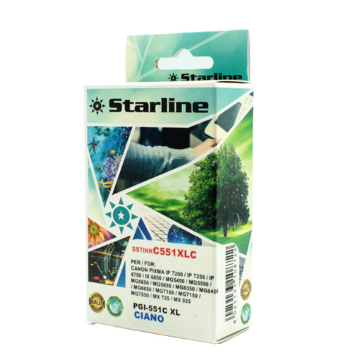 Cartuccia Ink Ciano Per Print C/Canon Cli 551Xl