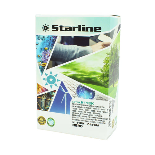 Starline Testina Ink Compatibile Nero Per Hp N 11