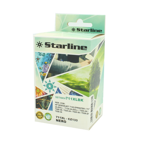 Cartuccia Ink Nero Per Print C/Hp 711