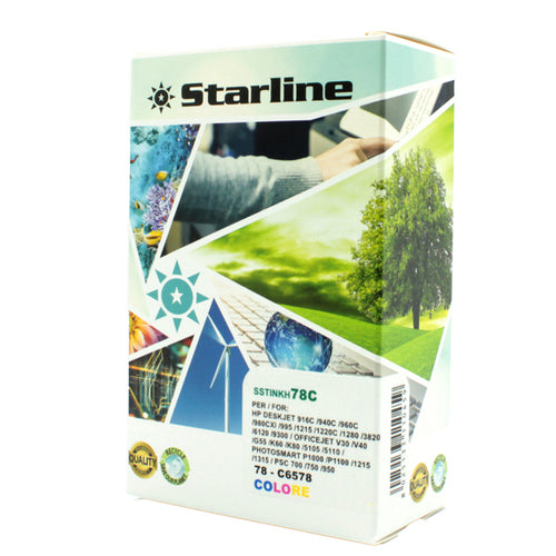 Cartuccia Ink Colori Per Print C/Hp 78C