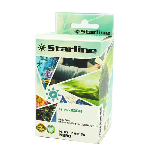 Starline Cartuccia Ink Per Hp N.82 Nero 69Ml