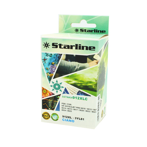 Cartuccia Ink Starline Ciano Hp 912 Xl