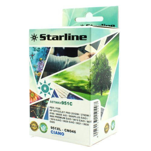 Cartuccia Ink Ciano Per Print C/Hp 951Xlc Con Chip