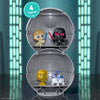 Figurine da collezione - STAR WARS - Capsula Galaxy Peek - 4 figurine, 4 cm, 25 da collezionare