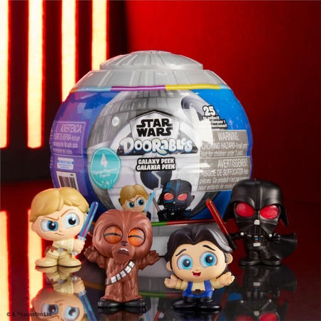 Figurine da collezione - STAR WARS - Capsula Galaxy Peek - 4 figurine, 4 cm, 25 da collezionare