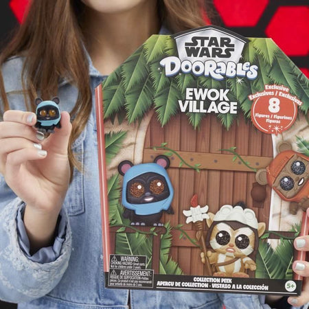 Statuette da collezione - STAR WARS - Scatola da collezione Ewok - 8 figurine esclusive, a partire da 5 anni