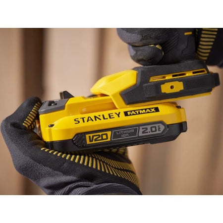 Trapano avvitatore angolare 45 Nm - STANLEY FATMAX V20 - SFMCD750B-XJ
