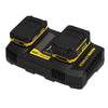 Caricabatterie doppio - 18 V 4 A - Compatibile con tutte le batterie della gamma V20 - STANLEY FATMAX, SFMCB24-QW