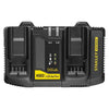 Caricabatterie doppio - 18 V 4 A - Compatibile con tutte le batterie della gamma V20 - STANLEY FATMAX, SFMCB24-QW