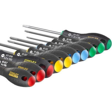 Set di 10 cacciaviti - STANLEY FATMAX - FMHT0-62128 - Elettricista + Meccanico + Phillips + Pozidriv