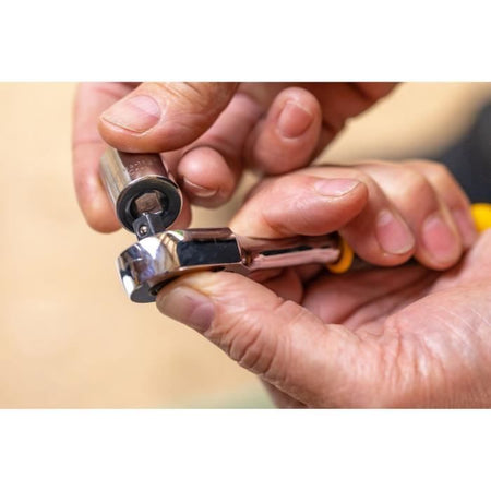 CRICCHETTO STANLEY 72 DENTI - 1/4 + 10 BUSSOLE - 11 PZ