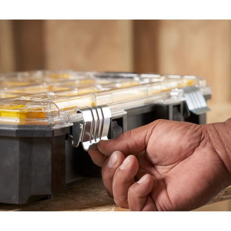 Stanley Fatmax Tstak Organizer di grande capacità - FMST82967-1 - 10 scomparti rimovibili - Nero