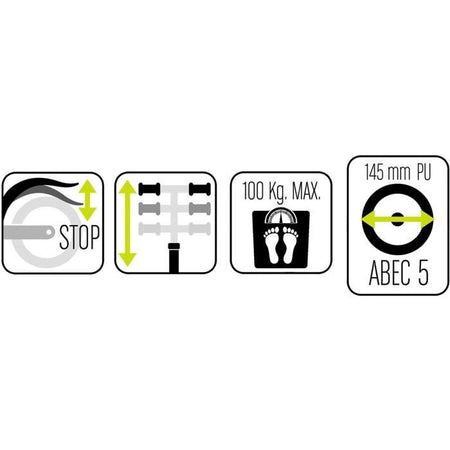 STAMP 6 '' monopattino pieghevole SKIDS CONTROL