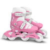 Pattini in linea 2 in 1 - STAMP - SKIDS CONTROL - 3 ruote - Taglia 27-30 - Rosa