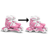 Pattini in linea 2 in 1 - STAMP - SKIDS CONTROL - 3 ruote - Taglia 27-30 - Rosa