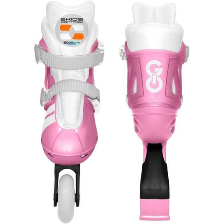 Pattini in linea regolabili - STAMP - SKIDS CONTROL - Taglia 30-33 - Rosa