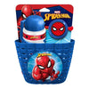 SPIDER-MAN Set Cestino + Bottiglia + Campanello