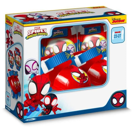 STAMP - Set Pattini a rotelle con ginocchiere - Spidey