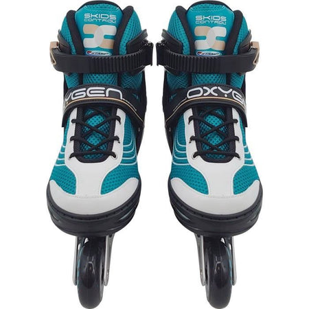 Pattini in linea semi-morbidi regolabili - taglia 42-45 - SKIDS CONTROL OXYGEN - OX794303