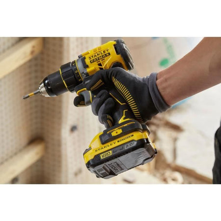 Trapano Avvitatore Brushless al Litio 80 Nm 18V - 2 Batterie 2Ah - STANLEY FATMAX V20 - SFMCD720D2K-QW