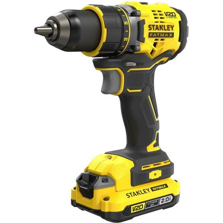 Trapano Avvitatore Brushless al Litio 80 Nm 18V - 2 Batterie 2Ah - STANLEY FATMAX V20 - SFMCD720D2K-QW
