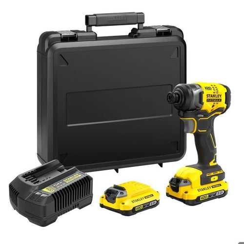 Avvitatore a percussione - STANLEY FATMAX V20 - SFMCF810D2K-QW - 170 Nm Brushless - Litio 18V - 2 Batterie 2Ah