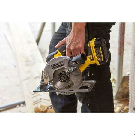 Sierra Circular - STANLEY FATMAX V20 - SFMCS500B-XJ - 165 mm - Litio 18V - Sin Batería
