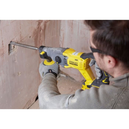 Trapano Brushless Stanley FatMax 18V SDS Plus - 2 Joule - 2 batterie da 4,0 Ah - 3 modalità di lavoro