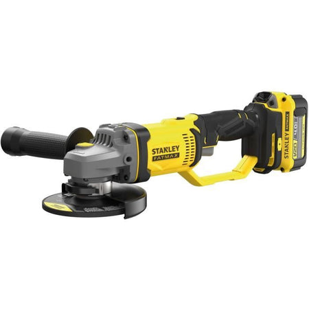 Smerigliatrice 125 mm - Litio 18V - 1 batteria 4Ah - STANLEY FATMAX V20 - SFMCG400M1K-QW