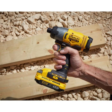 Avvitatore a impulsi 165 Nm - 18 V - 2800 giri/min, 3100 cps/min, LED - Gamma V20 - STANLEY FATMAX, SFMCF800D1K-QW