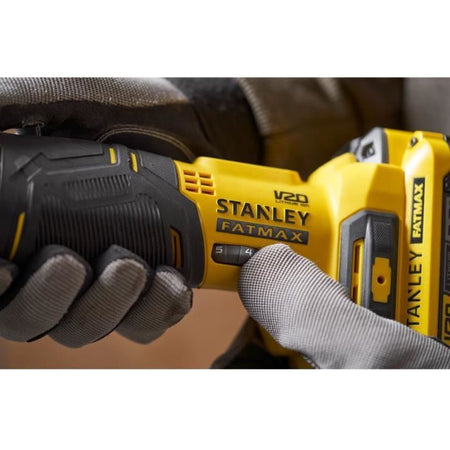 Utensile oscillante senza spazzole - STANLEY FATMAX V20 - SFMCE510B-XJ - Litio 18V - Senza batteria