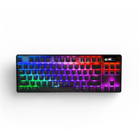Tastiera da gioco meccanica - STEELSERIES - APEX PRO TKL WIRELESS (2023) - Senza tastierino numerico - Cablata - Con interruttori regolabili - Nera