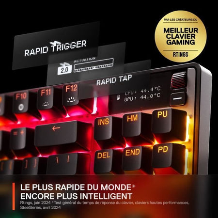 Tastiera da gioco meccanica wireless - STEELSERIES - APEX PRO TKL GEN 3 - Nero