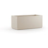 Fioriera Ethica rettangolare 80 cm gesso