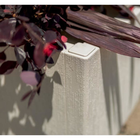 Fioriera - ETHICA - Gesso - Quadrata - 38 L - STEFANPLAST