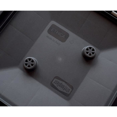 STEFANPLAST - Fioriera Deluxe - quadrata con rete grigio pietra - 43x43xh142cm