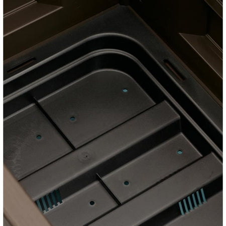 Fioriera quadrata con traliccio ITALIA - 30L - Plastica - Antracite