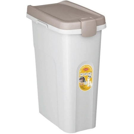 KERBL - Contenitore - - Cibo per animali - Marrone/bianco - 25l