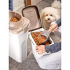 KERBL - Contenitore - - Cibo per animali - Marrone/bianco - 25l