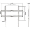 Supporto TV fisso - SLIM - Acciaio - SHO 5210