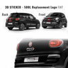 stemma posteriore FIAT baule logo 120mm ducato doblo fiorino multipla Cubo SCUDO