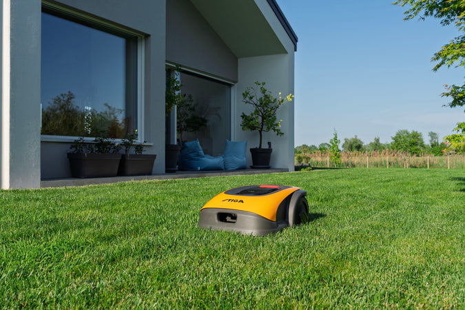 Robot rasaerba autonomo STIGA A 1000 - Funziona a batteria