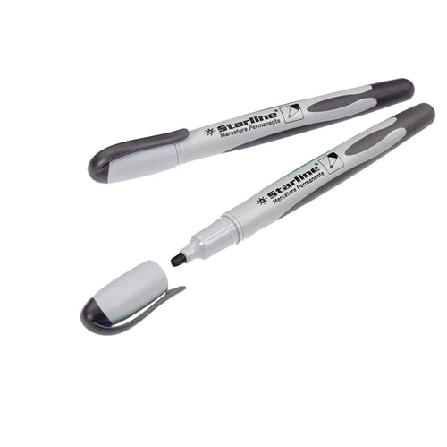 Marcatore Permanente Punta Tonda 2Mm Nero Starline